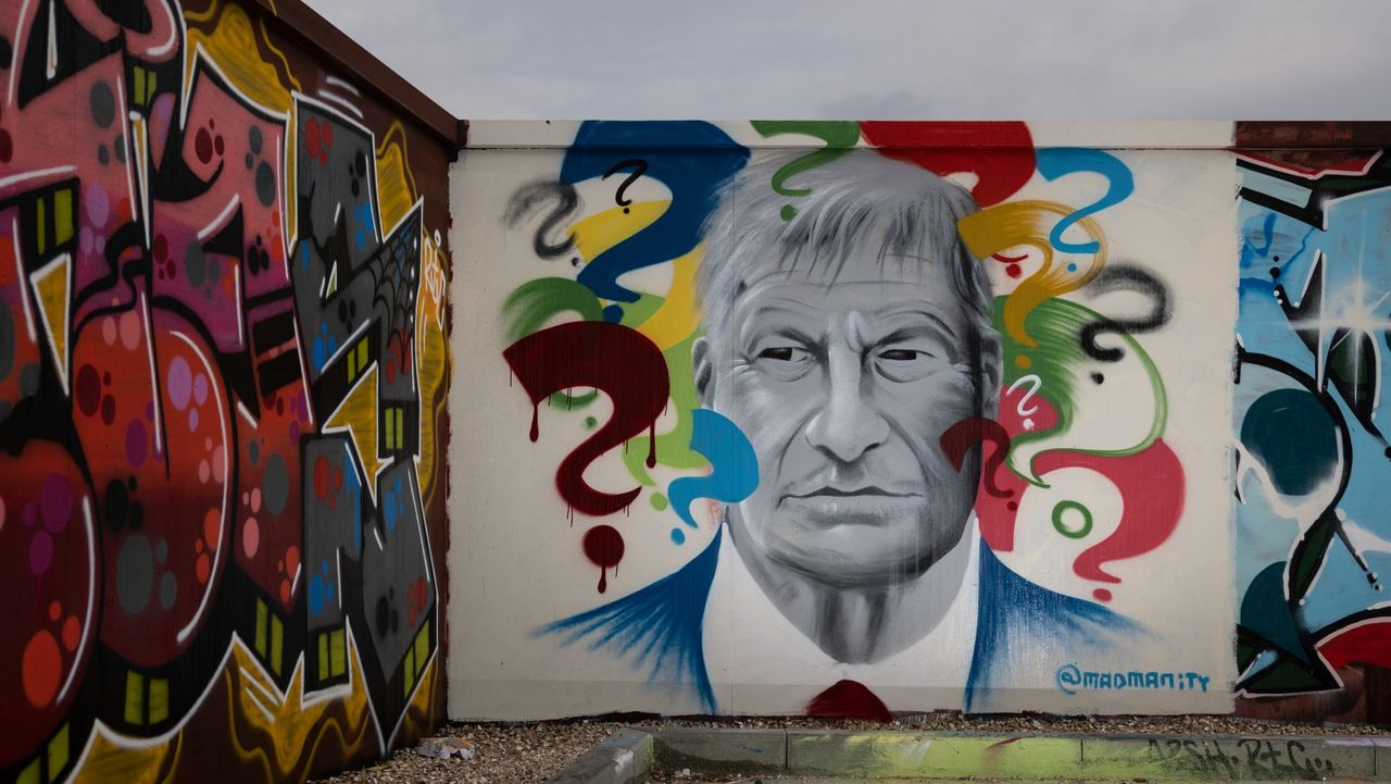 David Amess graffiti