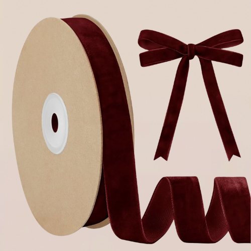 Red velvet ribbon
