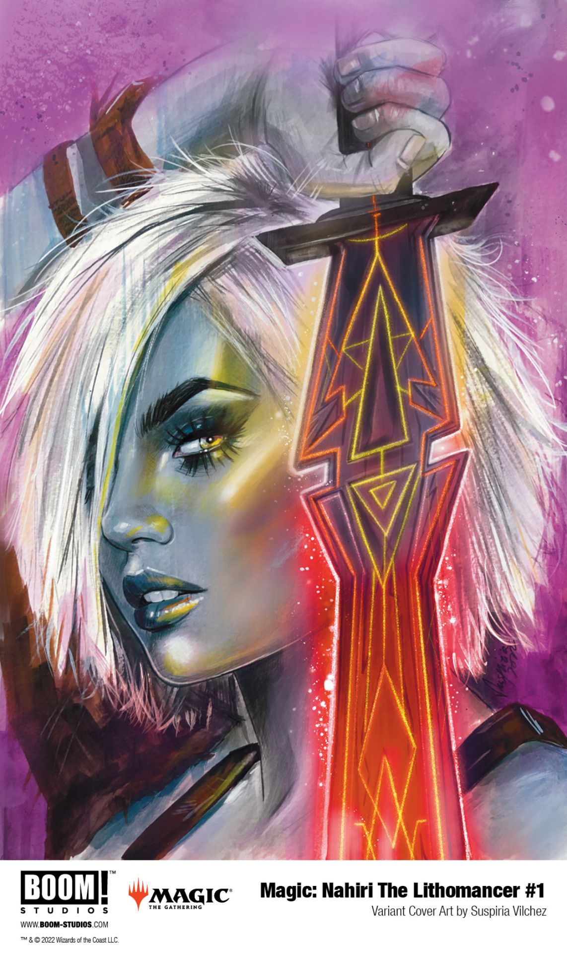 Magic: Nahiri the Lithomancer art