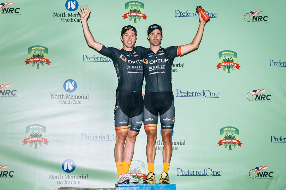 Optum teammates Ryan Anderson and Jesse Anthony