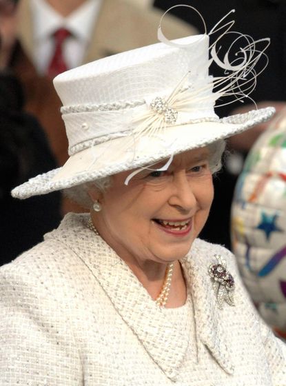 The Queen in a hat