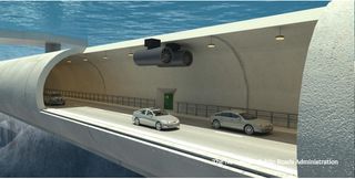 Floating underwater tunnels in Norway