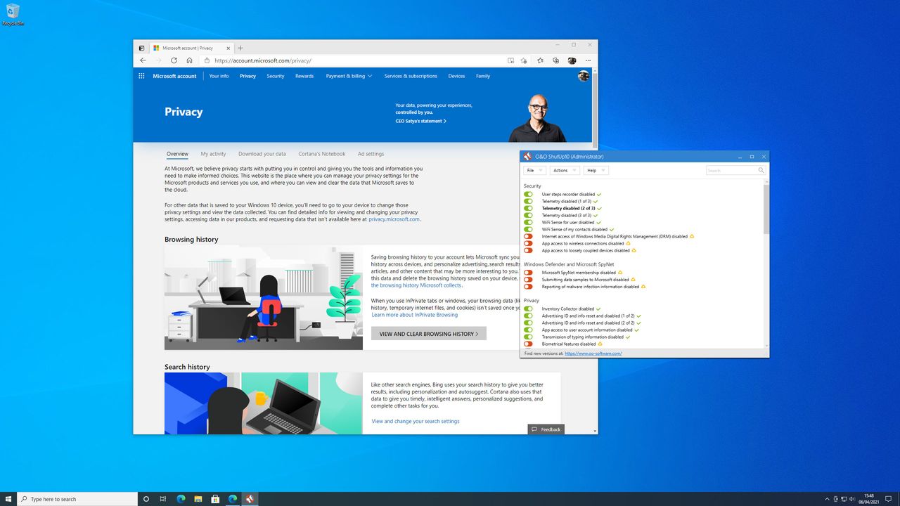 How to protect your privacy in Windows 10