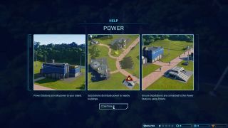 figuring out how to use power in Jurassic World Evolution