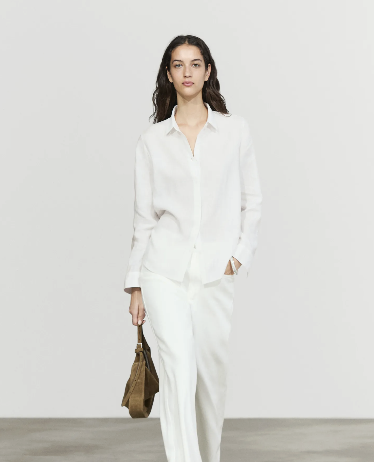 Massimo Dutti, Flowing 100% Linen Shirt