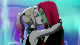 Harley Quinn and Poison Ivy in Harley Quinn.