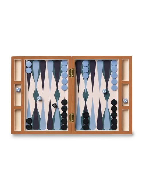 Lacquered Backgammon Set