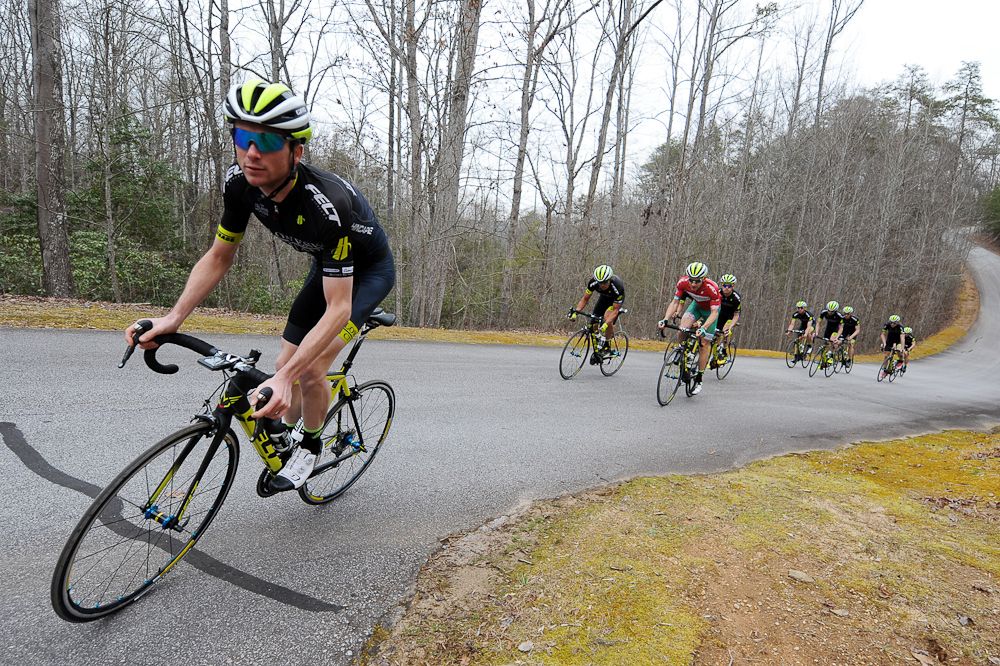 Holowesko-Citadel riders train near Greenville, South Carolina