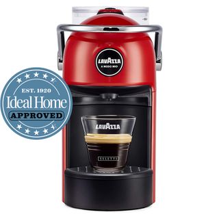 Lavazza Jolie coffee machine with Ideal Home Approved logo