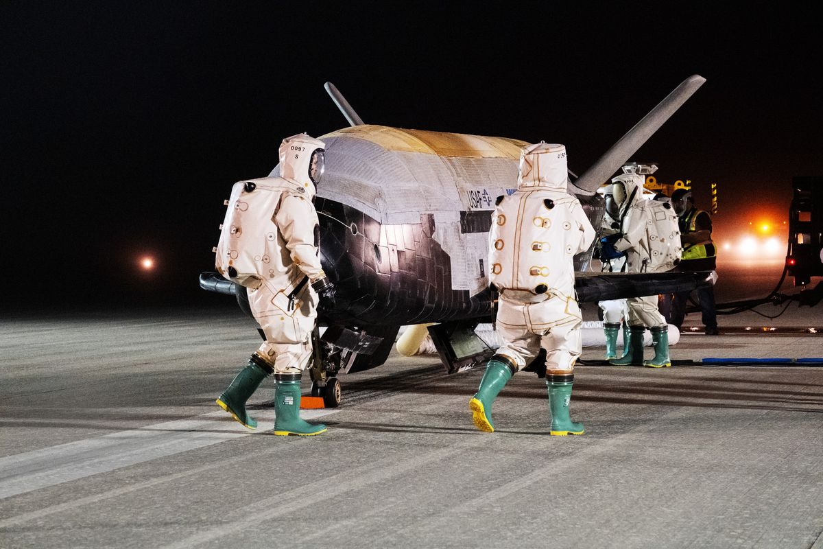 What was the US military's secret space plane doing on its record-breaking missi..