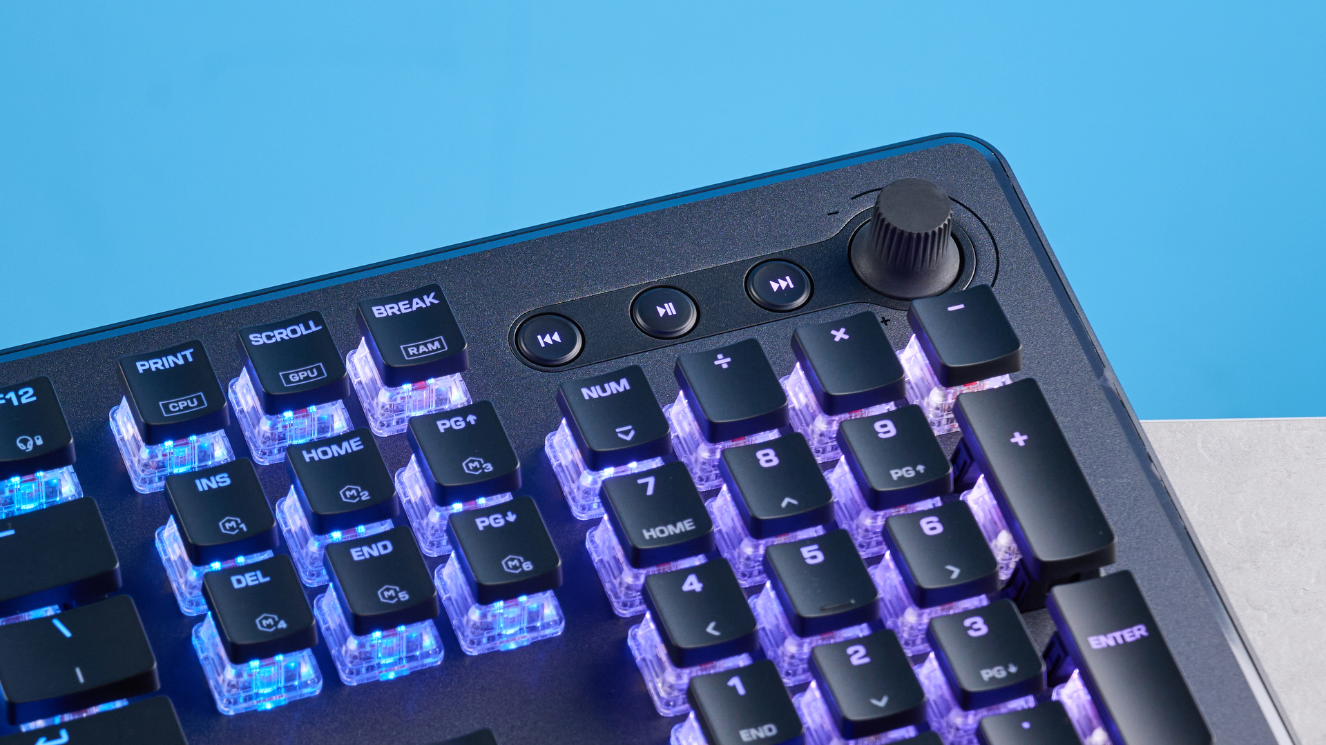 A black Turtle Beach Vulcan II Max keyboard