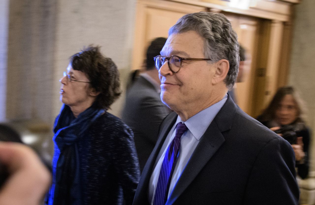 Sen. Al Franken at the U.S. Capitol