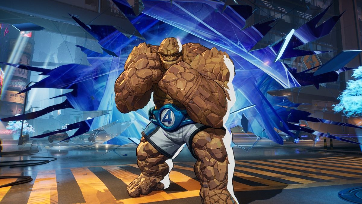 The Thing in Marvel Rivals at the start of a match