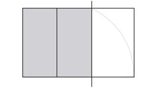 golden ratio square