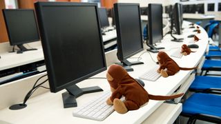 Monkeys on keyboards