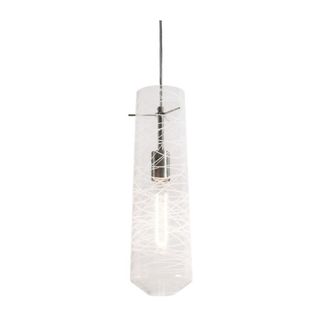 clear glass pendant for kitchen island with string effect on glass