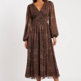 Nobody's Child Leopard Print Dress