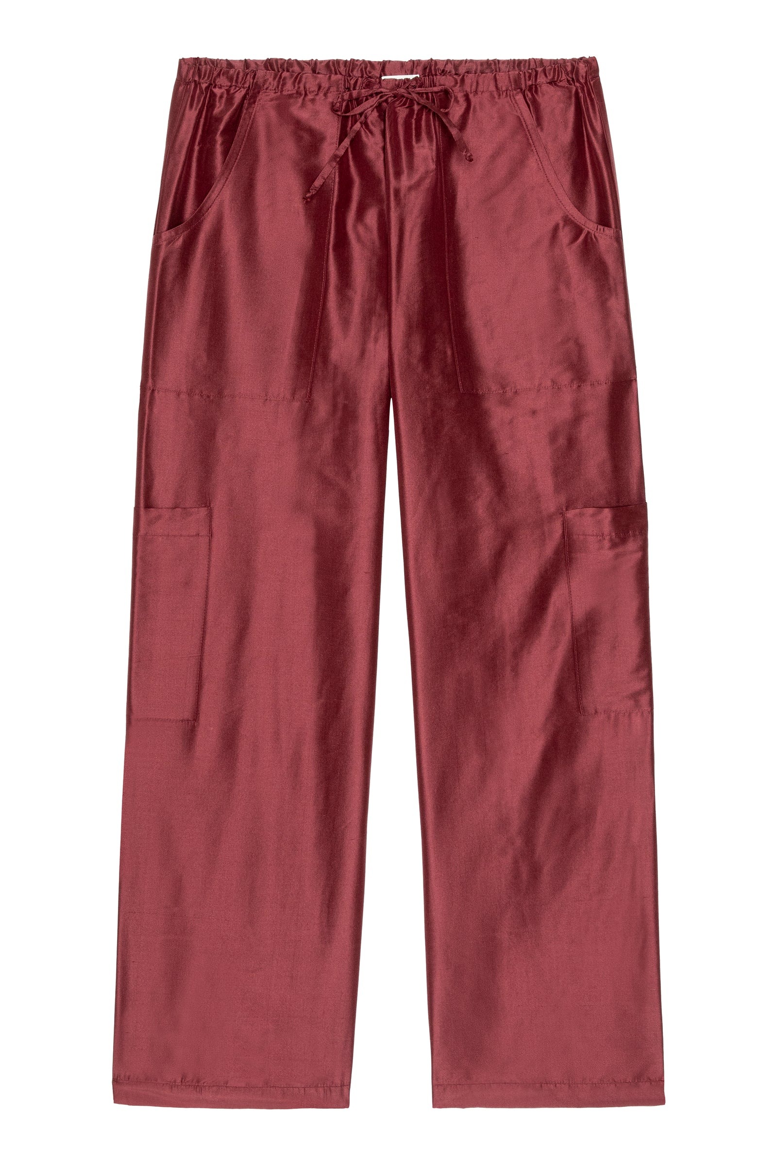 DONNI., The Silk Taffeta Cargo Pant