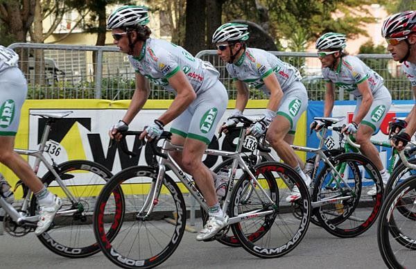 LPR didn't have the brakes on as they were getting Di Luca in position.