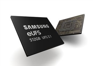 The new ultra-fast Samsung eUFS 3.1 512GB