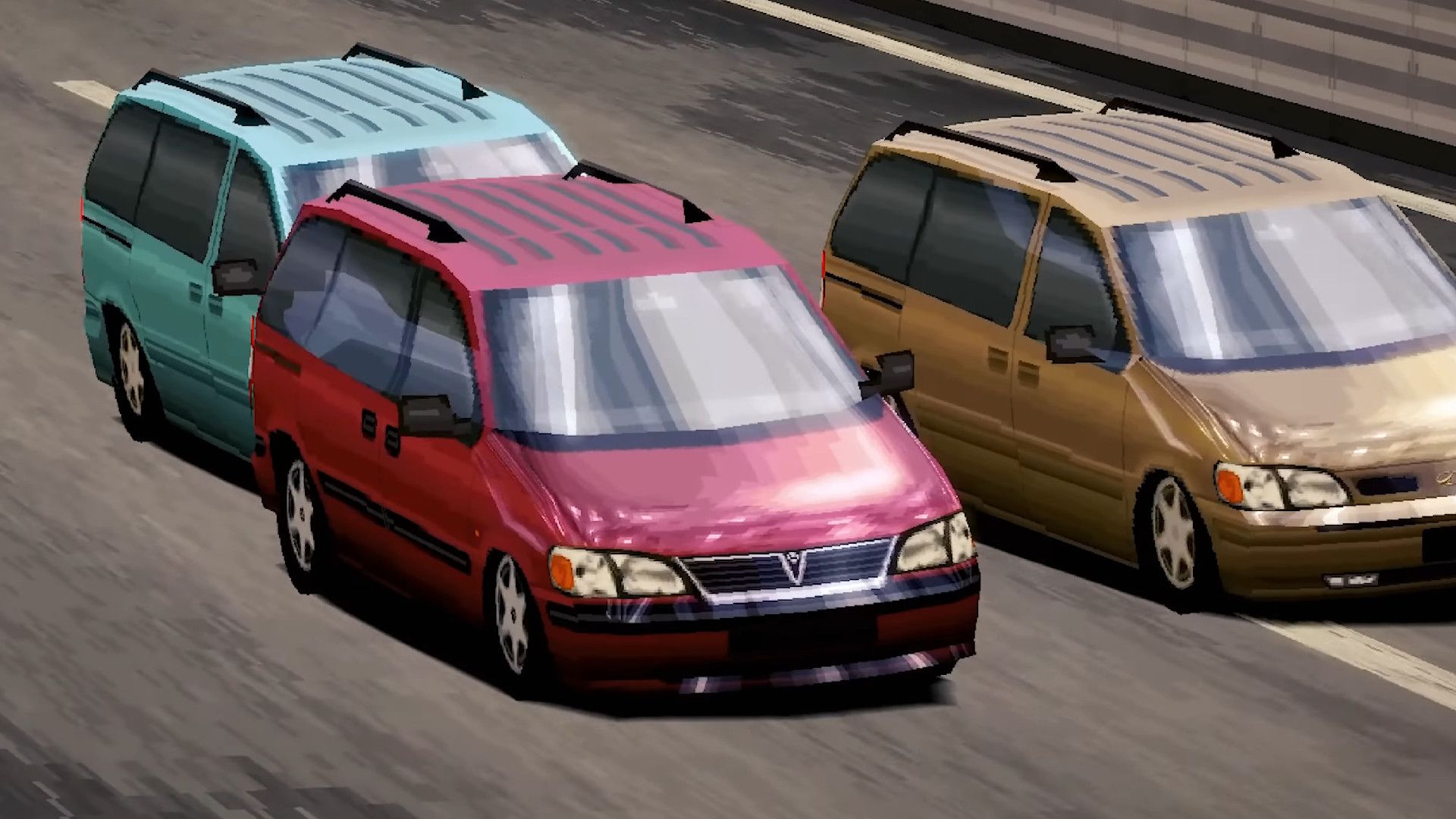 Finally, Gran Turismo 2: Beige Edition gets rid of all those awful racing machines and replaces them with "the unexceptional cars of the world"
