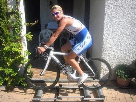 Checking out the position on the rollers.