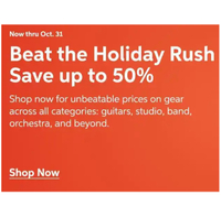 Sweetwater Beat The Holiday Rush: Up to 50% off