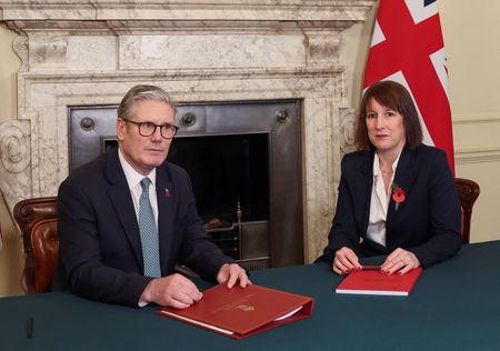 Keir Starmer and Rachel Reeves pictured in Downing Street