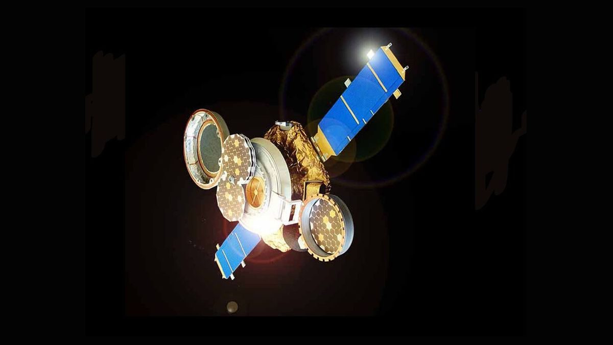 Conceito artístico da espaçonave Genesis.