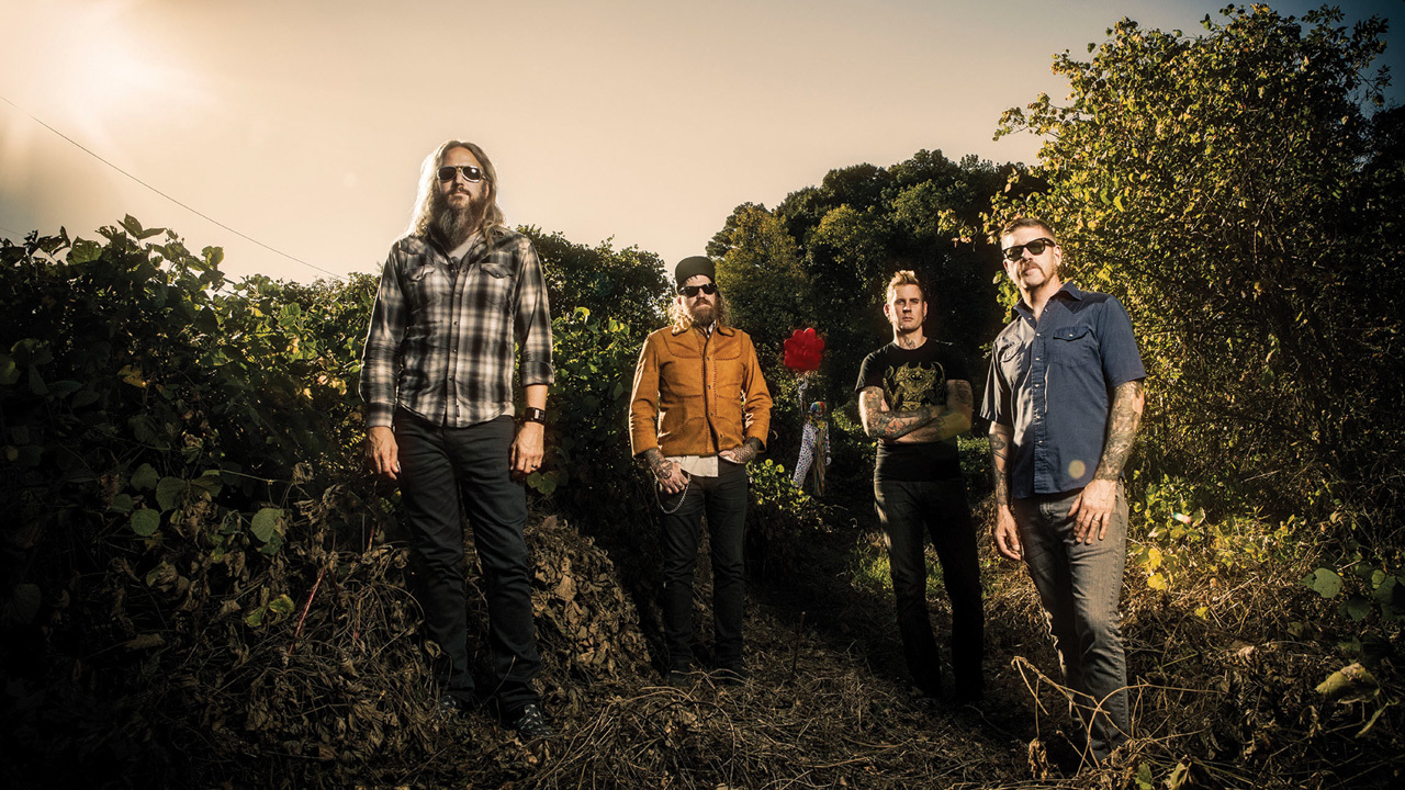 Emperors Of Sound, L-R: Troy Sanders, Brent Hinds, Brann Dailor and Bill Kelliher.