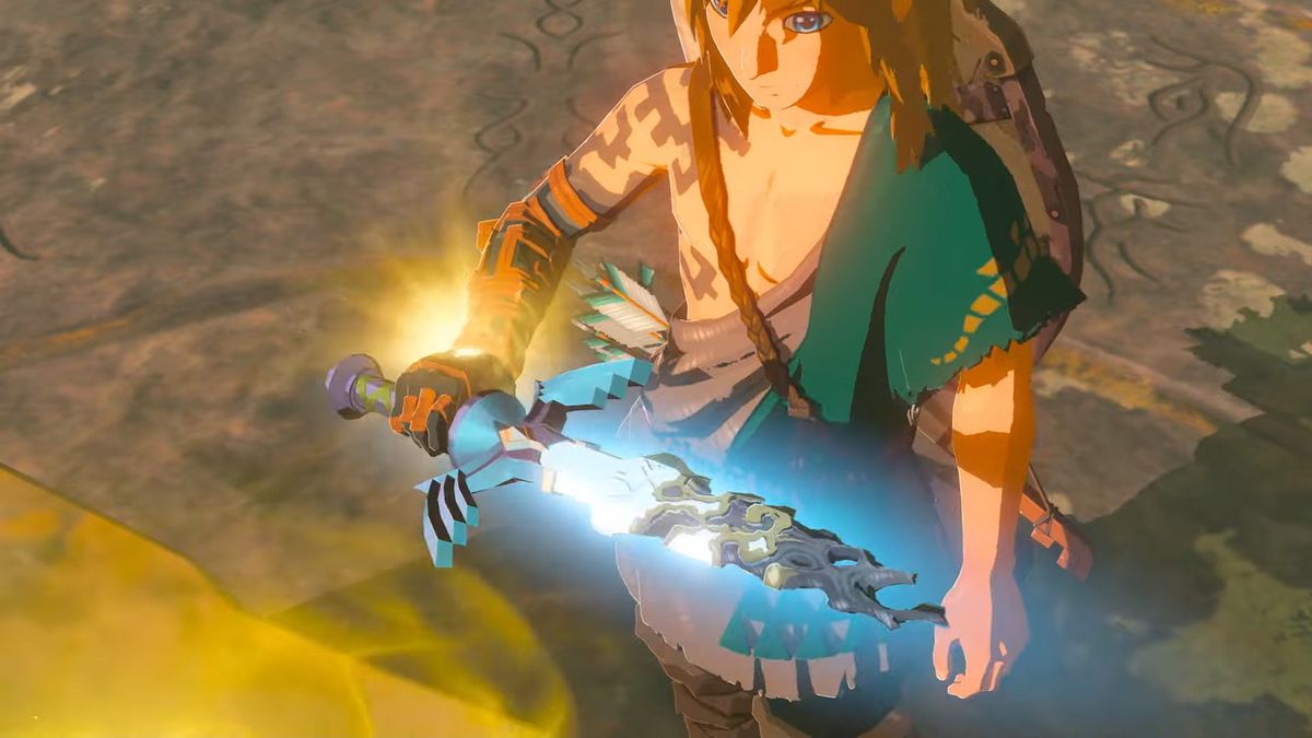 The weird, melted Master Sword from Tears of the Kingdom has been patented by Nintendo