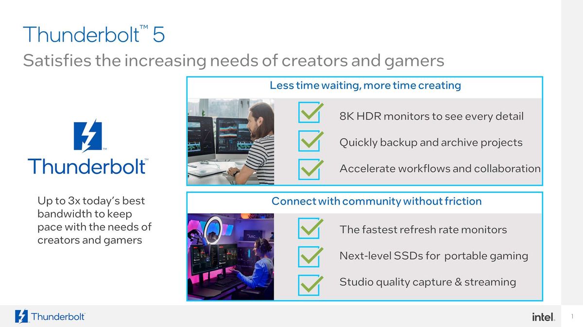 Intel Thunderbolt 5 information