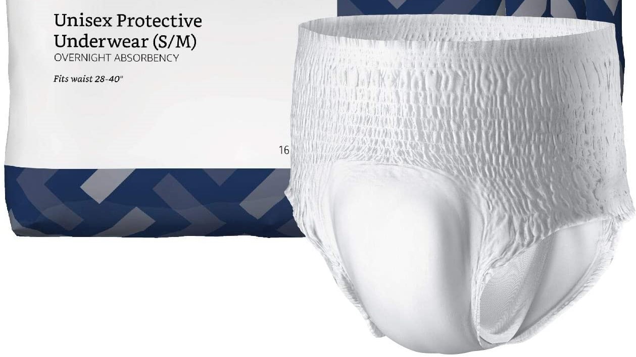 Adult diaper and package