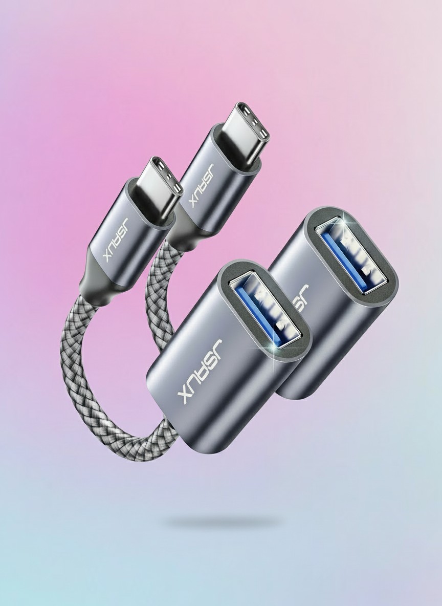 USB-C to USB-A 3.0 Adapter [2-Pack]