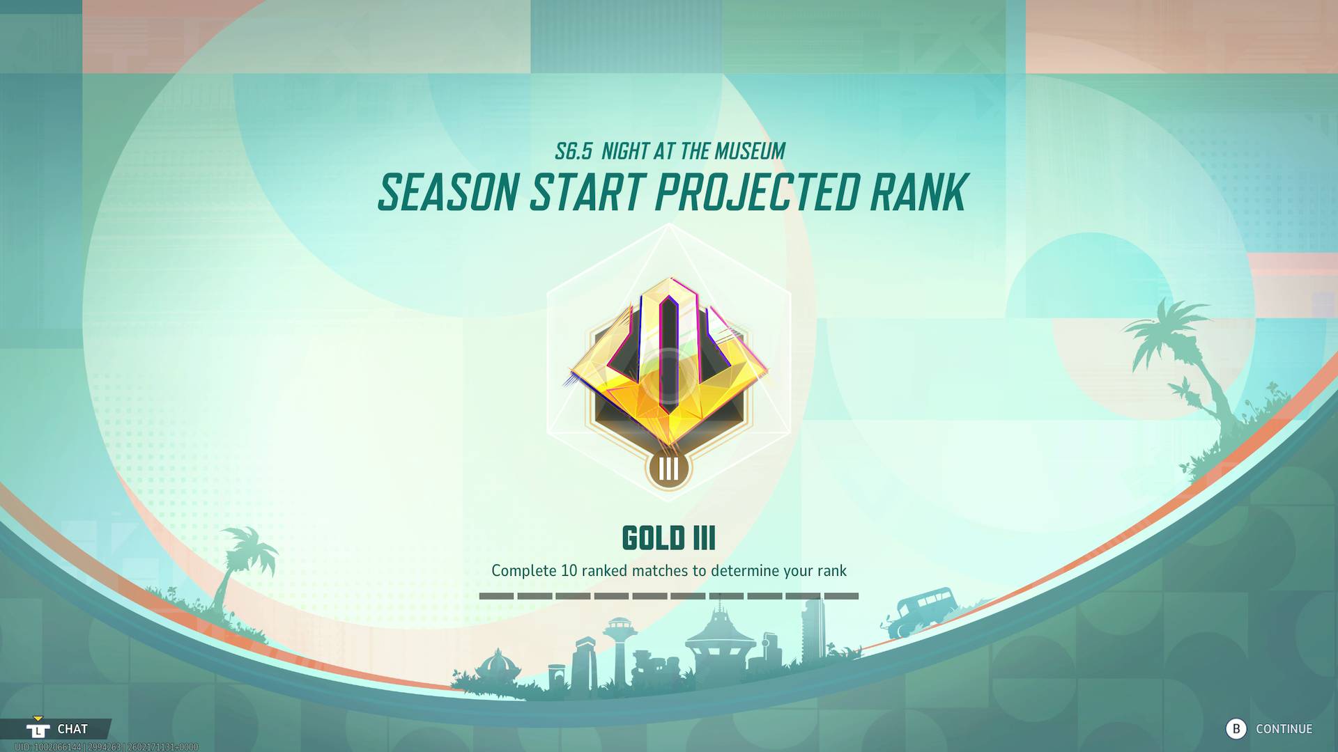 Marvel Rivals ranked mode season start projected rank message