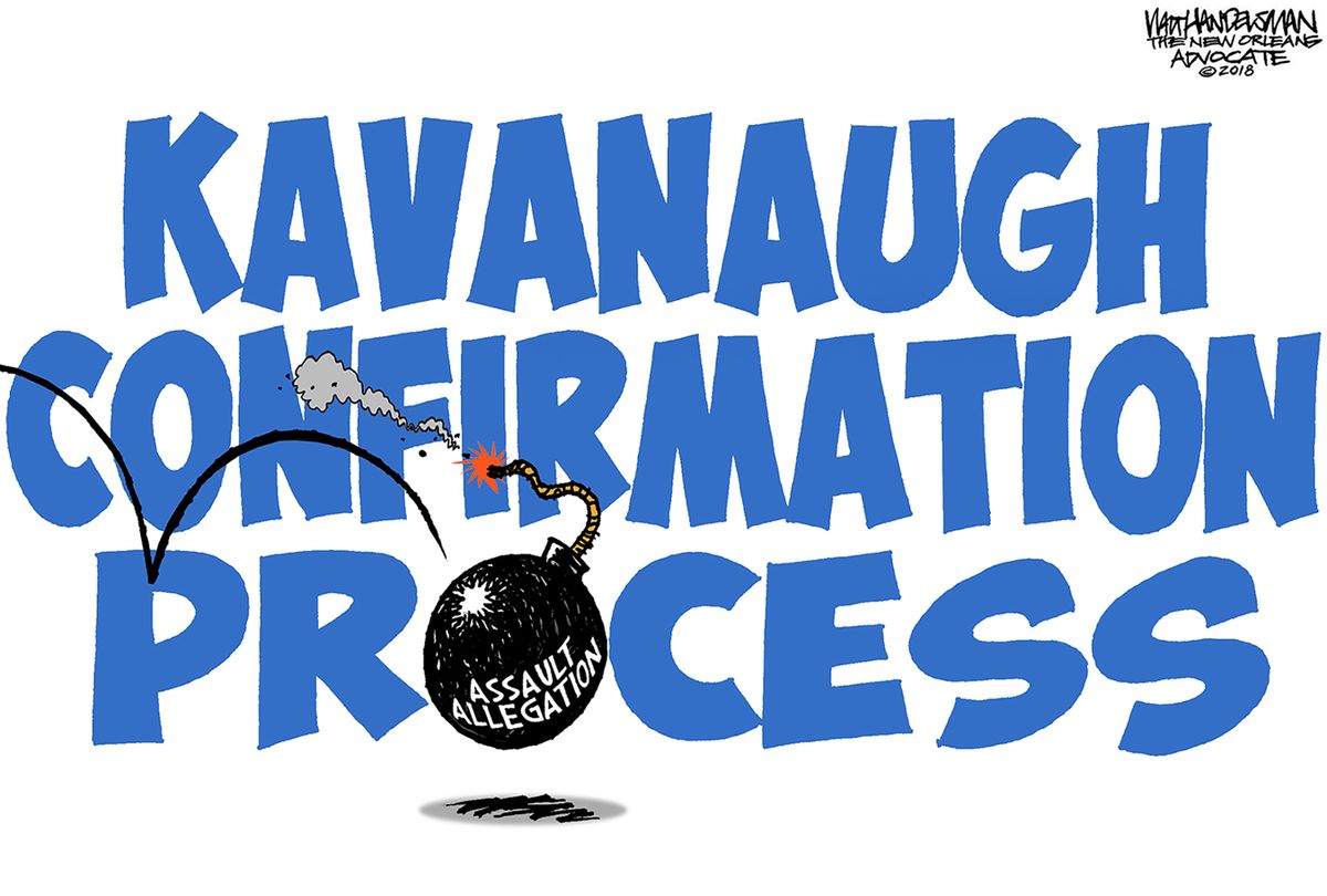 Political Cartoon Us Brett Kavanaugh Confirmation Process Sexual Assault Allegation The Week 