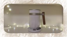 Hotel Chocolat Velvetiser with lights around it