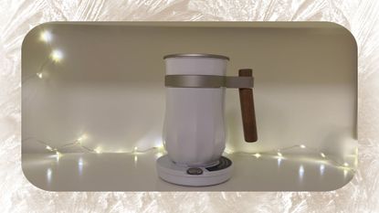 Hotel Chocolat Velvetiser with lights around it