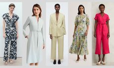 5 images of women wearing occasionwear