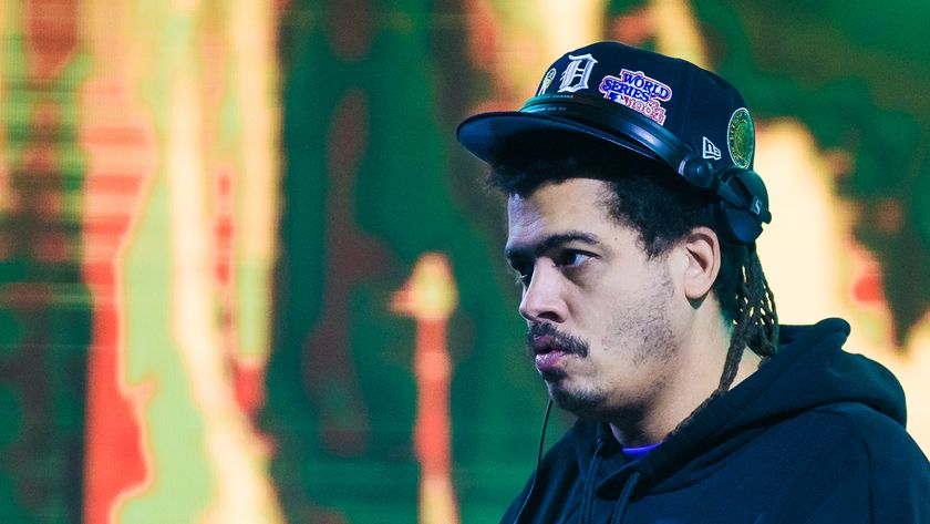 DJ Seth Troxler performs on stage during the Primavera Sound Festival at Distrito Anhembi on November 5, 2022