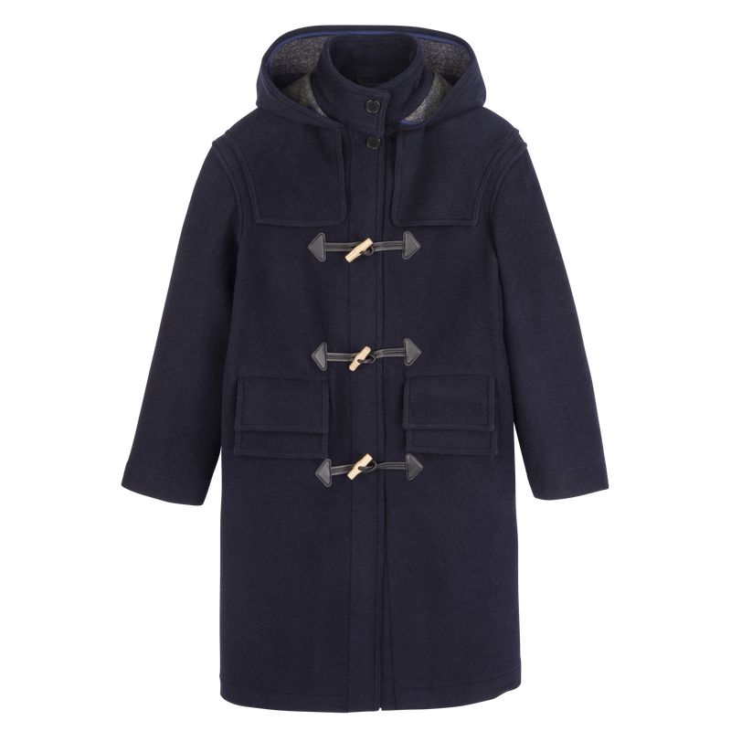 Longchamp , Duffle Coat in Double-faced Wool Cloth