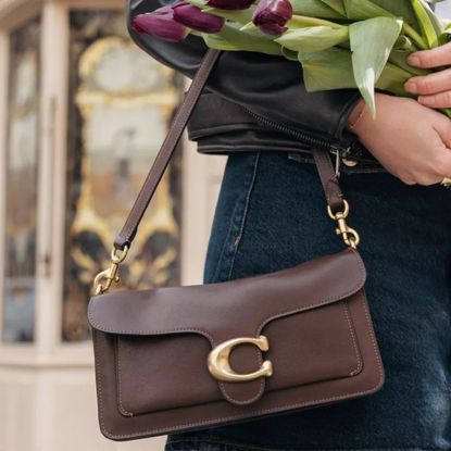 Coach Tabby in brown leather
