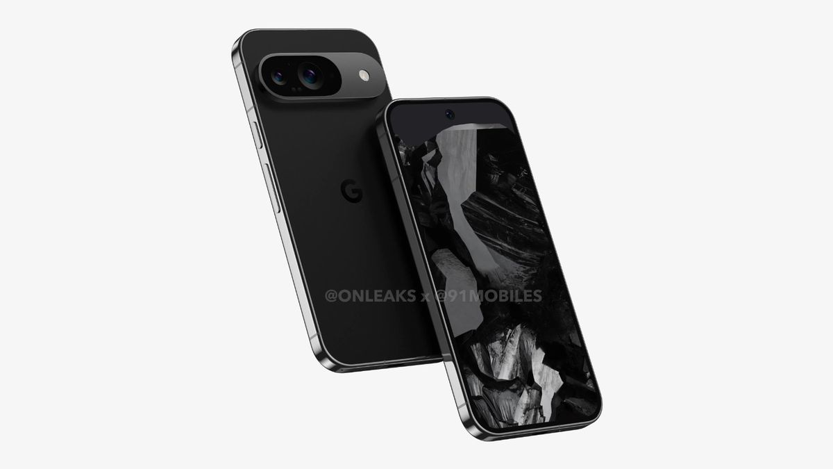 An alleged look at the Pixel 9 in black.