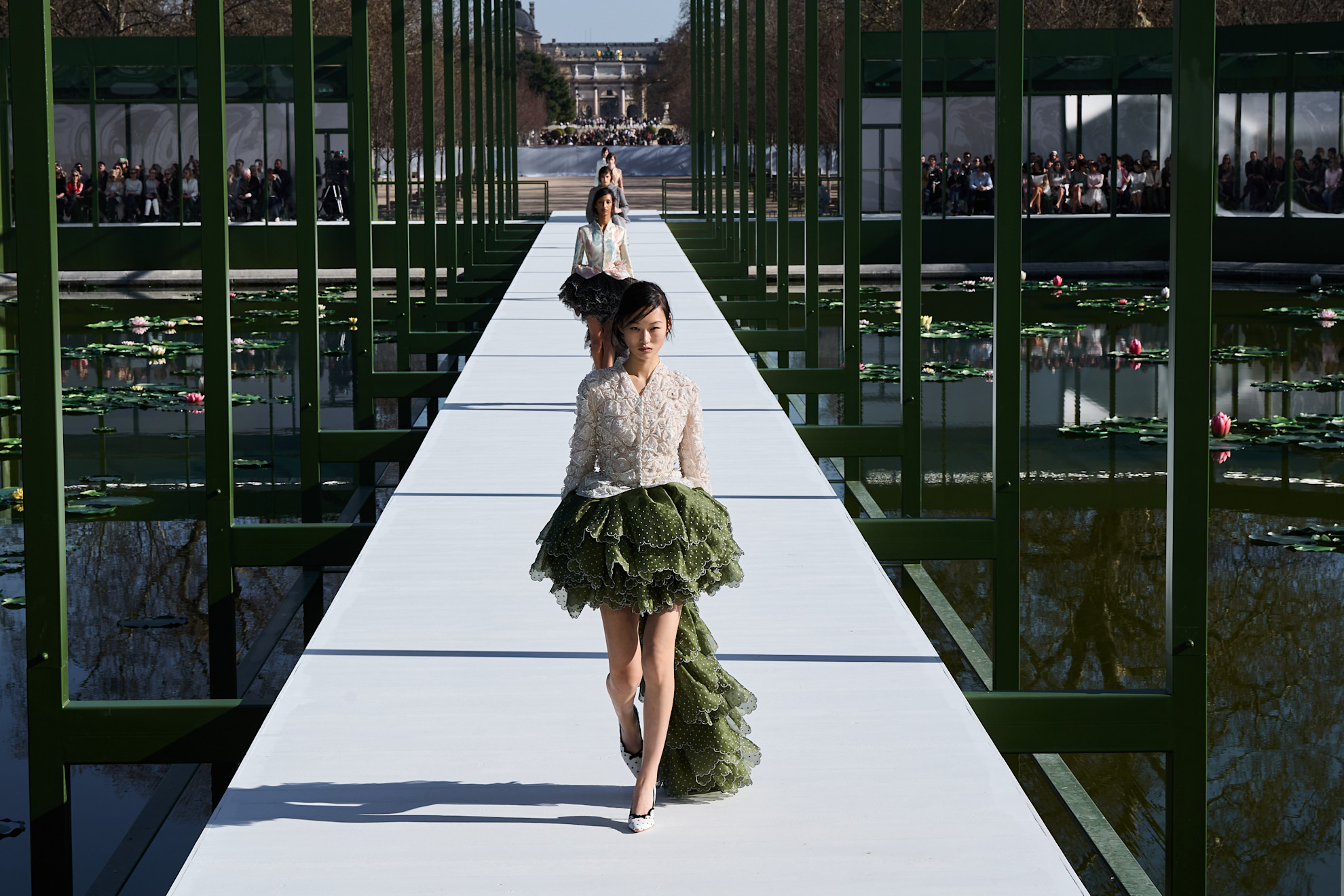 models on the runway at the dior aw26 show