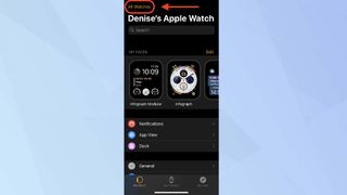 Apple Watch All Watches highlighted