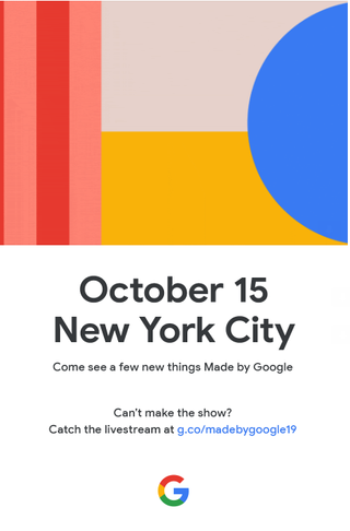 Google Pixel 4 invite