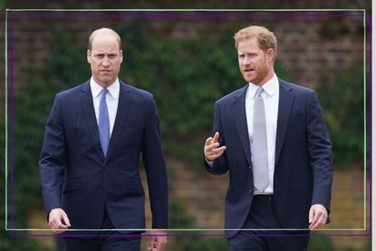 Prince William was 'kept up all night' by Prince Harry, seen here together arriving for the unveiling of a statue