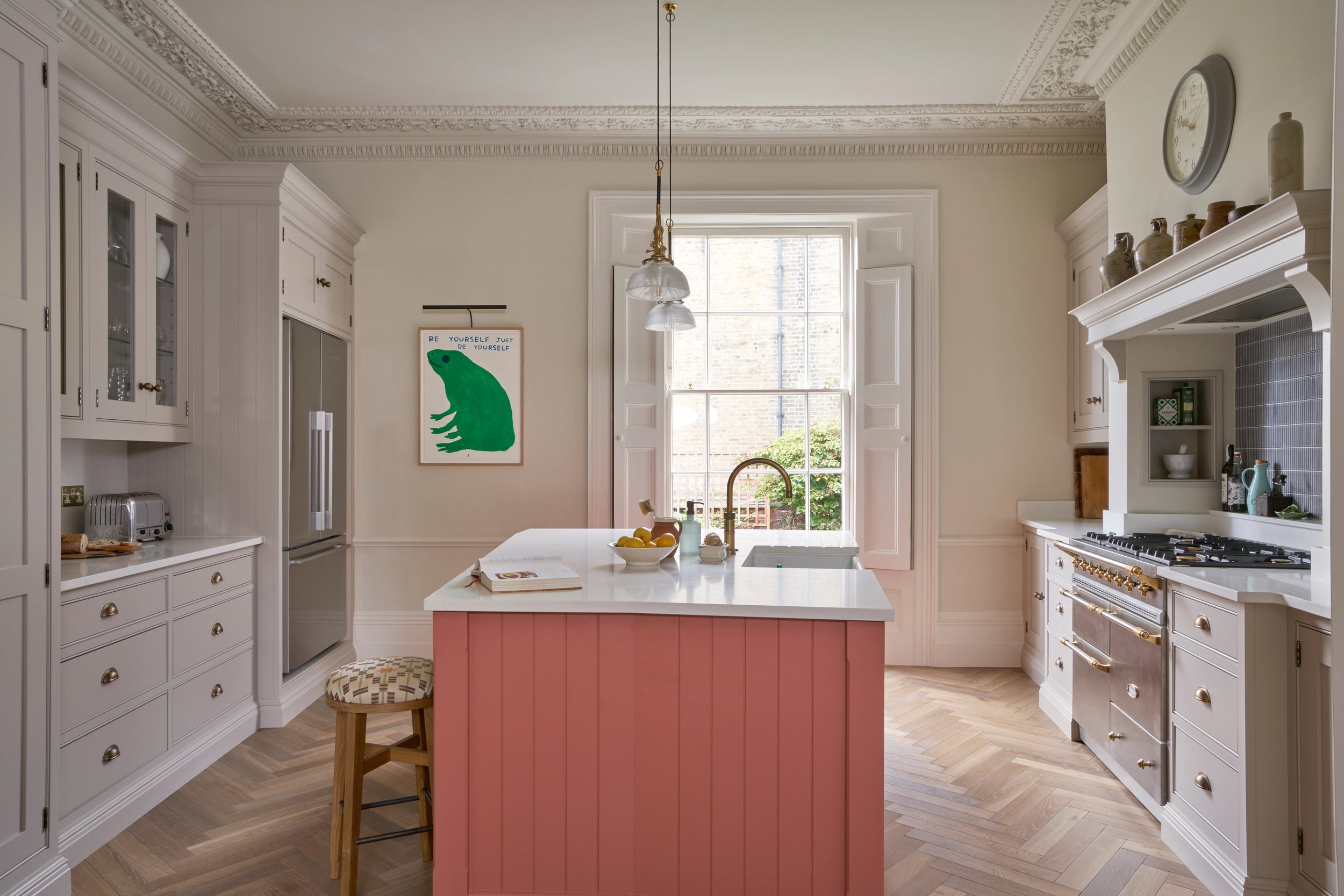 Interior shots of a renovated Victorian family home