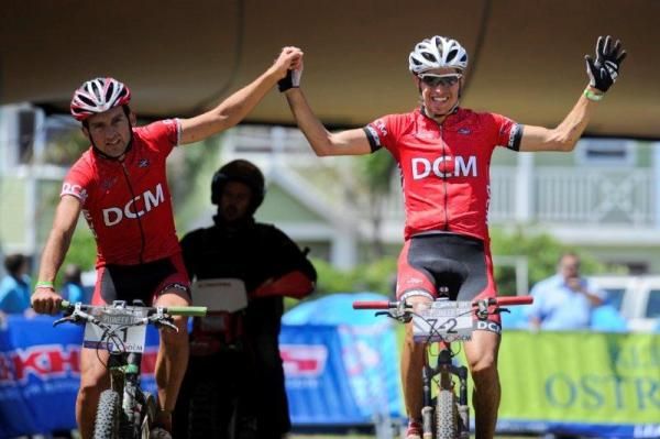 Stage 1 winners Max Knox and Thomas Zahnd (DCM)