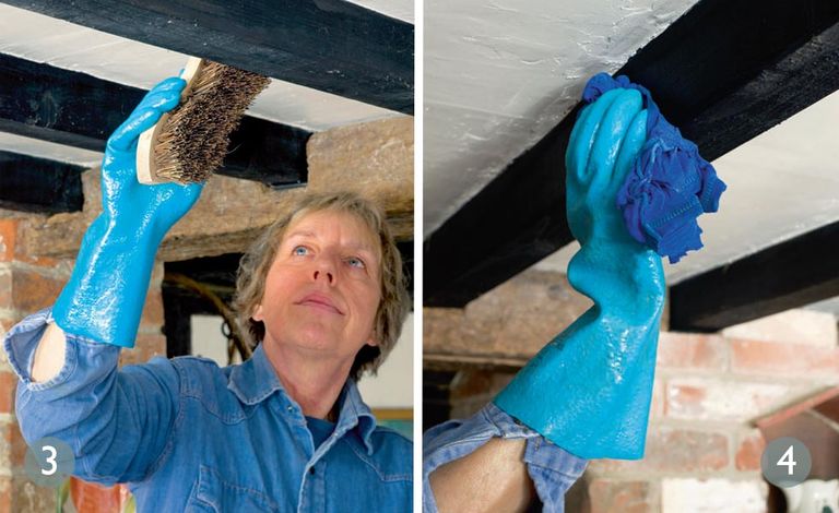 How to lighten oak beams | Real Homes